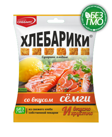 Хлебарики со вкусом семги