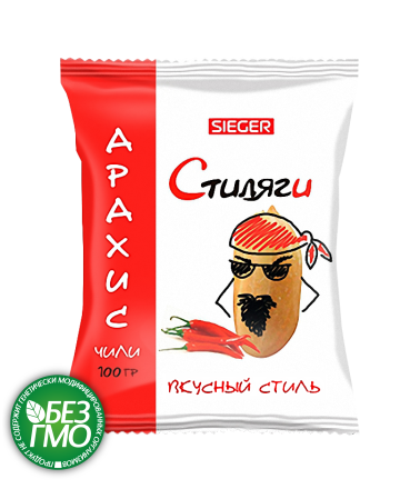 Стиляги  Арахис жареный со вкусом чили 