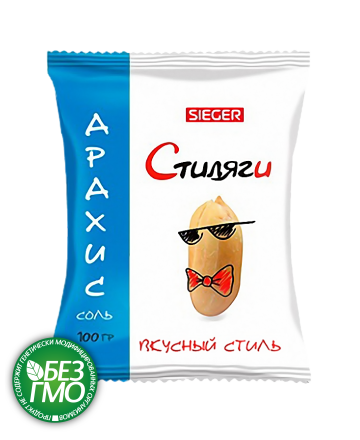 Стиляги  Арахис жареный со вкусом соли 