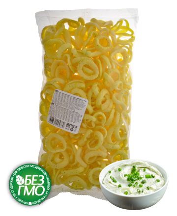 Воздушные чипсы со вкусом сметаны и лука